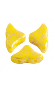 Hélios par Puca® beads Opaque jonquil splash 83120-94401